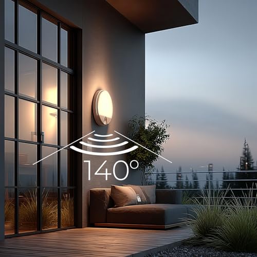 Lampe LED murale avec détecteur de mouvement infrarouge Maclean – vue 7