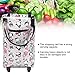 plplaaoo Household Shopping Cart, Elderly Shopping Bag, Foldable Trolley Bag with Rolling Wheel, Grocery Foldable Cart, Shopping Trolley Grocery Carts, Household Elderly Shopping Cart for Outdoors