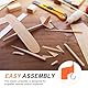 QUARKZMAN Kunststoffpropeller Propeller Propellerblätter Mit Gummibandhaken Hubschrauberset 7 Faltfest Für STEM-Aktivitäten Angetriebene Flugzeuge DIY-Wissenschaft (Orange, Packung Mit 5)