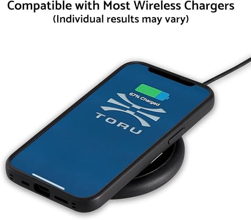 Miniatura 6 de TORU CX - Funda magnética delgada para iPhone 13 Pro con tarjetero, color negro