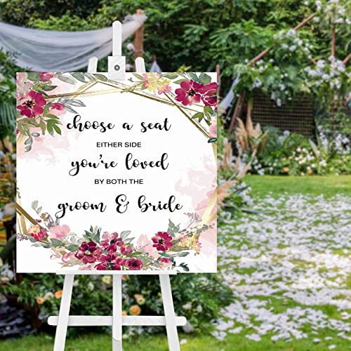 Panneau de bienvenue mariage bois Choose A Seat pour placer ses invités