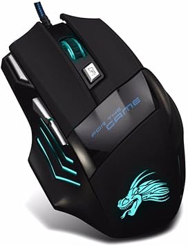 Wired Gaming Mouse 7 Button USB Computer Accessories RGB Backlight Adjustable Optical Mouse for PC Laptop Desktop