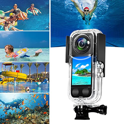 Carcasa panorámica X3 de buceo con óptica avanzada subacuática 7