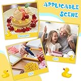 Halinuia 100 Stück Mini Harz Enten, Mini Resin Duck Kleine Figuren Mini Enten Figuren Kleine Ente Miniatur Figuren Niedliche Ente Dekoration für DIY Aquarium Garten Landschaft Puppenhäuser