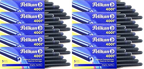 Preisvergleich Produktbild 10er Pack Pelikan 310748 - PelikanTintenpatronen groß, königsblau (10)