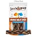 Jack&Pup 7” Premium Grade Thick Braided Bully Sticks Dog Treats (2 Pack) – 7” Long All Natural Gourmet Dog Treat Chews – Fresh and Savory Beef Flavor – Long Lasting Treat