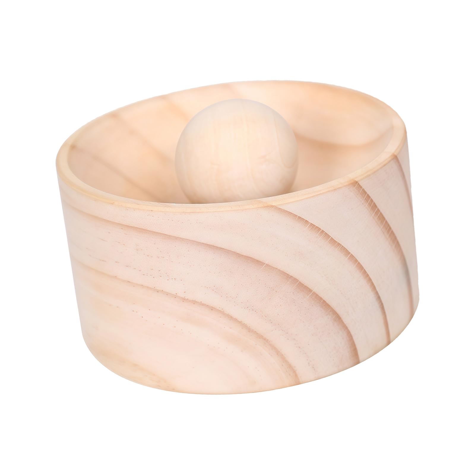Kalttoy Dumpling Maker Press Tool Wood Mold and Ball Manual Dough Skin Presser Dumpling Wrapper Making Tool Easy to Use Wrapper Making
