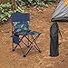 Aymzbd Camping Folding Chair Camping Equipment Compact Lightweight Outdoor Seat Lounge Chair for Barbecue Yard Hiking, Blue