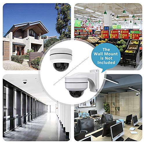 Alptop Outdoor 8Mp 4K Ptz Ip Poe Dome Ceiling Security Camera Pan Tilt 5Xoptical Zoom 100Ft Ir Night Vision Motion Detection Remote View Rtsp #TOP5
