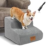 【Hinweis】 Unsere Hundetreppe ist in einer Vakuum-Kompressionsverpackung verpackt und benötigt nach dem Öffnen mindestens 48 Stunden Rückprallzeit.
