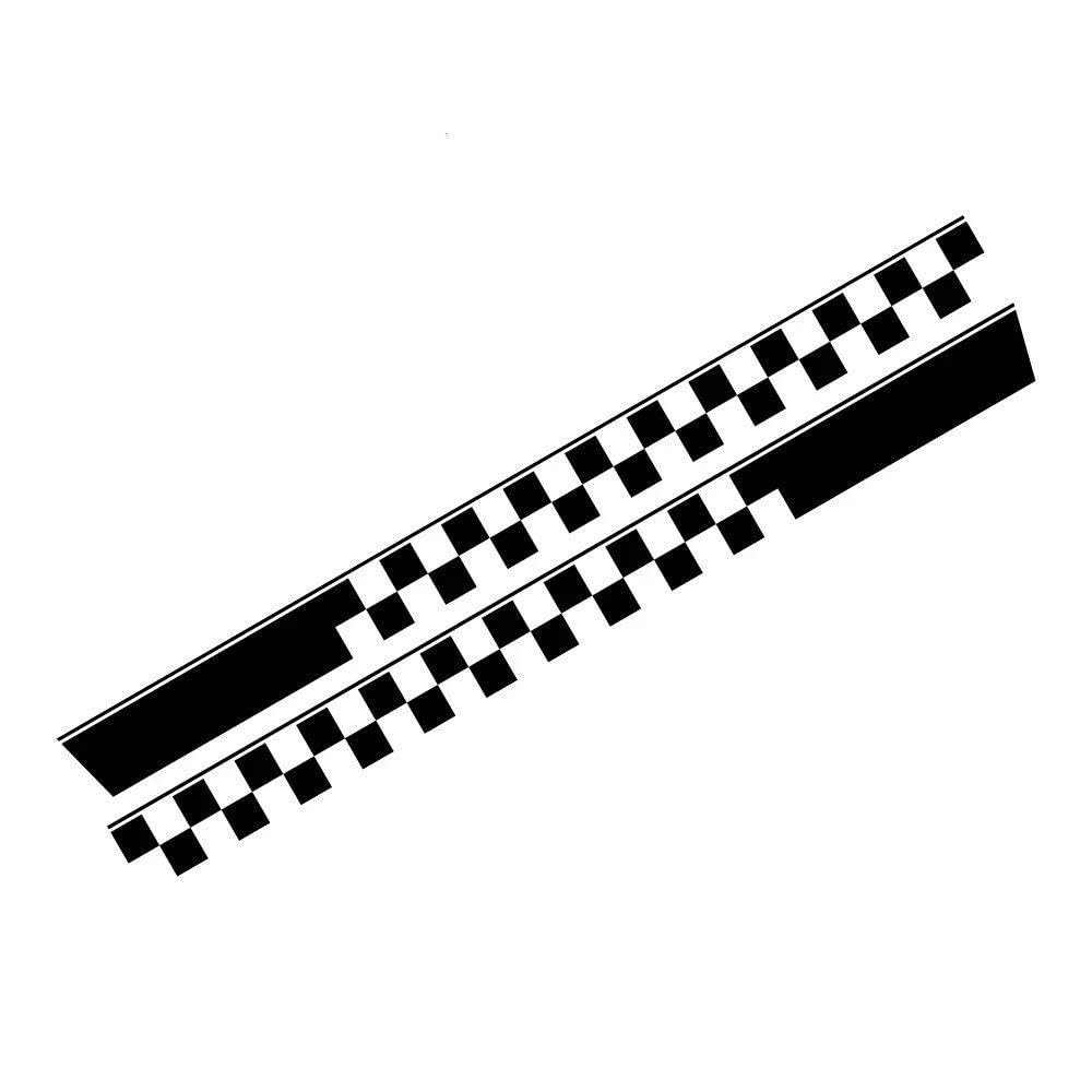 Graphics Racing Sport Camper Van Decals Vinyl Stickers Auto Tuning Accessories(Matt Black)