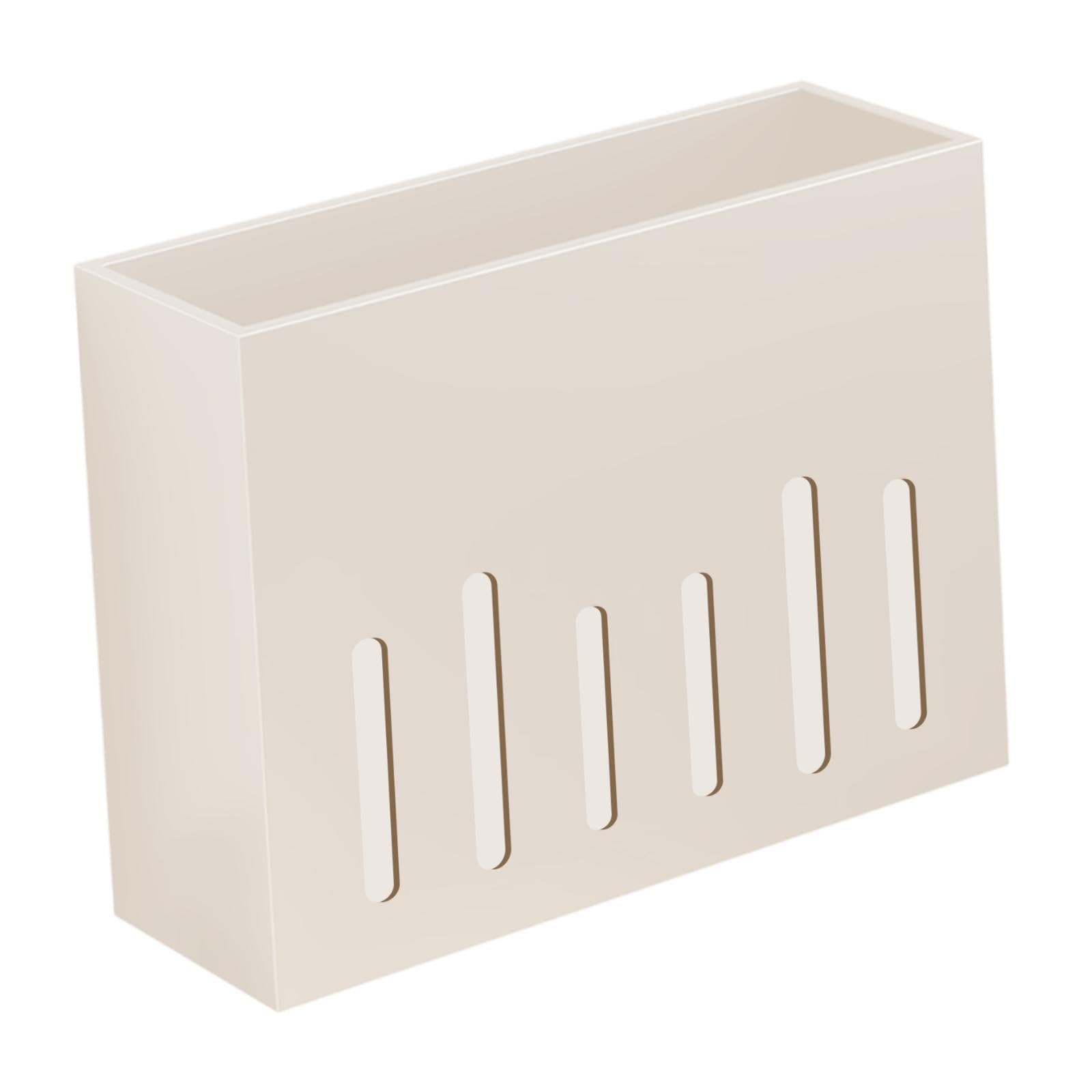 Wall Mounted Umbrella Holder Folding Umbrella Stand 10.63x3.15x7.48 Convenient Organizer Storage Rack for Hallway Home Patio, White