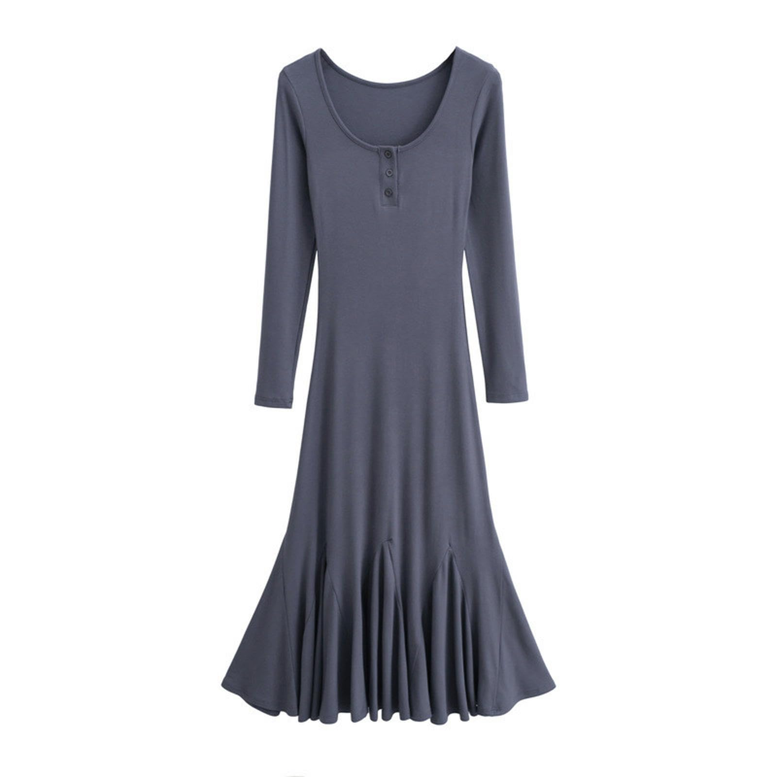 Robe longue automne hiver pour femme : le style chic au bureau comme en weekend