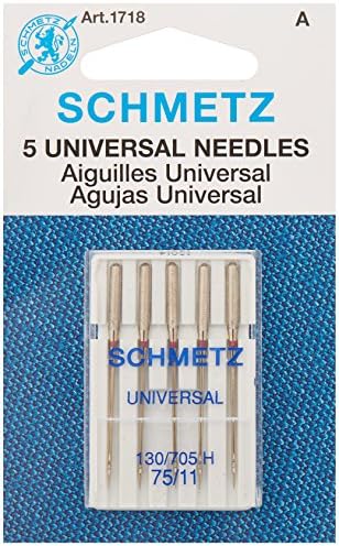 Euro-Notions Schmetz Universal Machine Needles, Size 11/75 5/Pkg