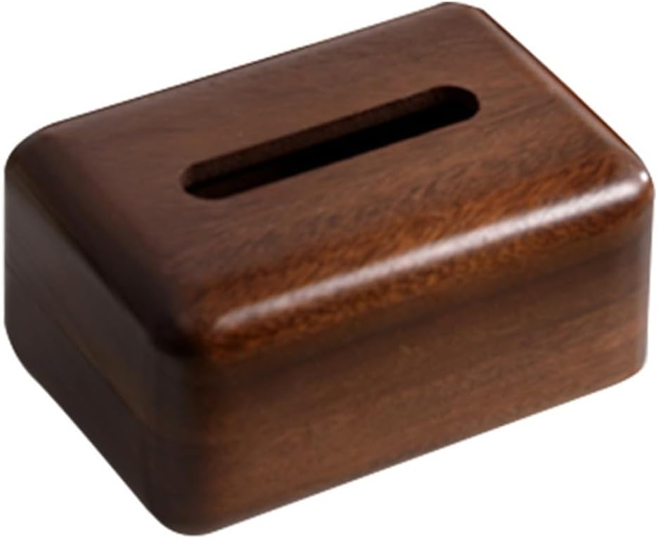 JSEIAJB Wooden Pull-Out Paper Box Home Living Room Vintage Pull-Out Paper Box Restaurant Hotel Hotel Napkin Box