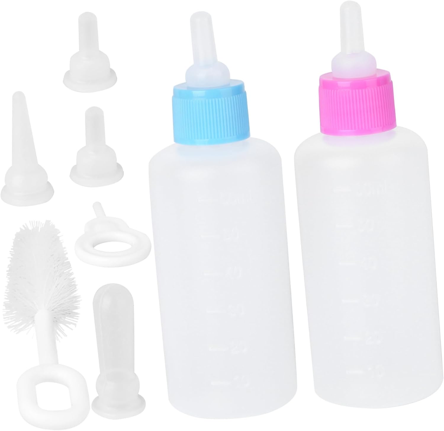 UPKOCH 2 Sets Pet Nursing Bottle Feeding Kit for Cats and Dogs Portable and Milk Feeder and Pet Supplies