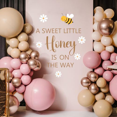 Vinilo decorativo bebe tema abeja para baby shower miniatura 4