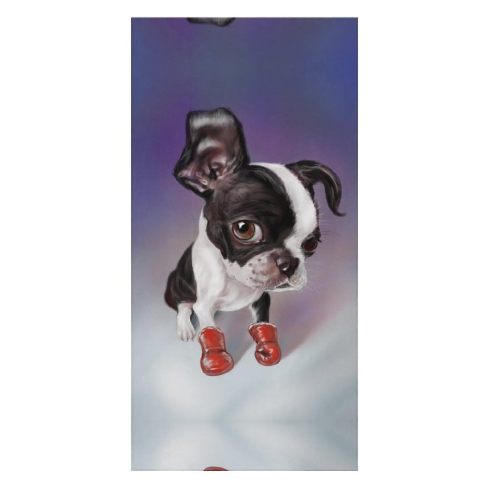 LWORZIIB Beach Towel, Boxing Boston Terrier Bath Towel, Pool Towel Great for Gym Swimming 80 X 160cm