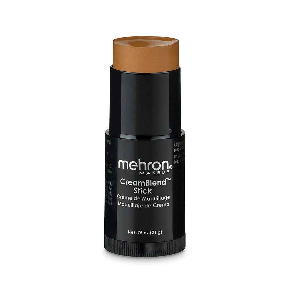 Mehron Makeup CreamBlend Stick - MEDIUM DARK 3, Cream Foundation