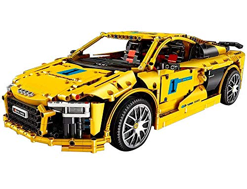 Modbrix Technik Bausteine Auto R-8 GT Tourenwagen,1896 Klemmbausteine