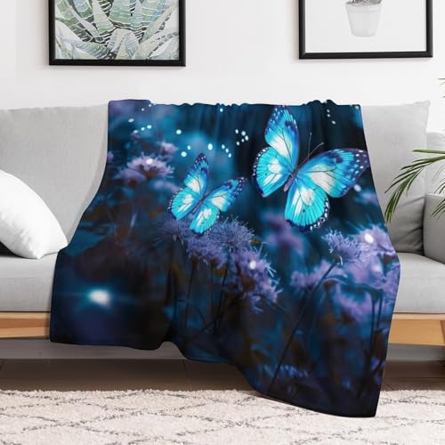 Couverture flannel papillon douce et chaude le complice de vos soirees - 3