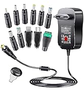 PChero 48W Universal AC/DC Netzteil Adapter Schaltnetzteil mit 11pcs Adapter Tipps, 5V 6V 7.5V 9V...