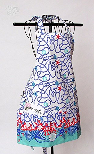 Jessie Steele Nautical Border Greta Apron