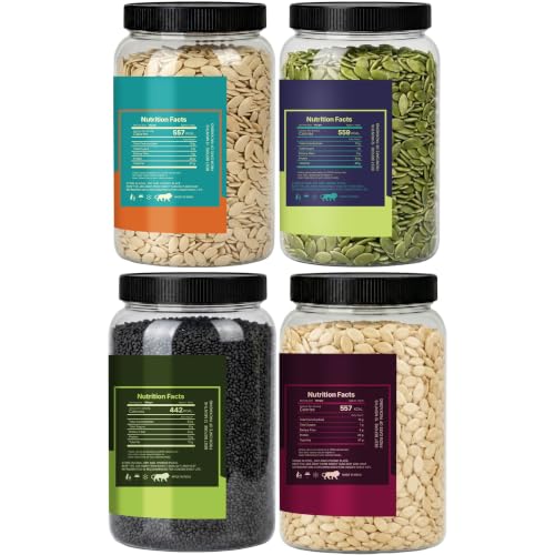 Image of LILA DRY FRUITS Seed Mix Basil Muskmelon Watermelon Pumpkin Seeds 100 g each