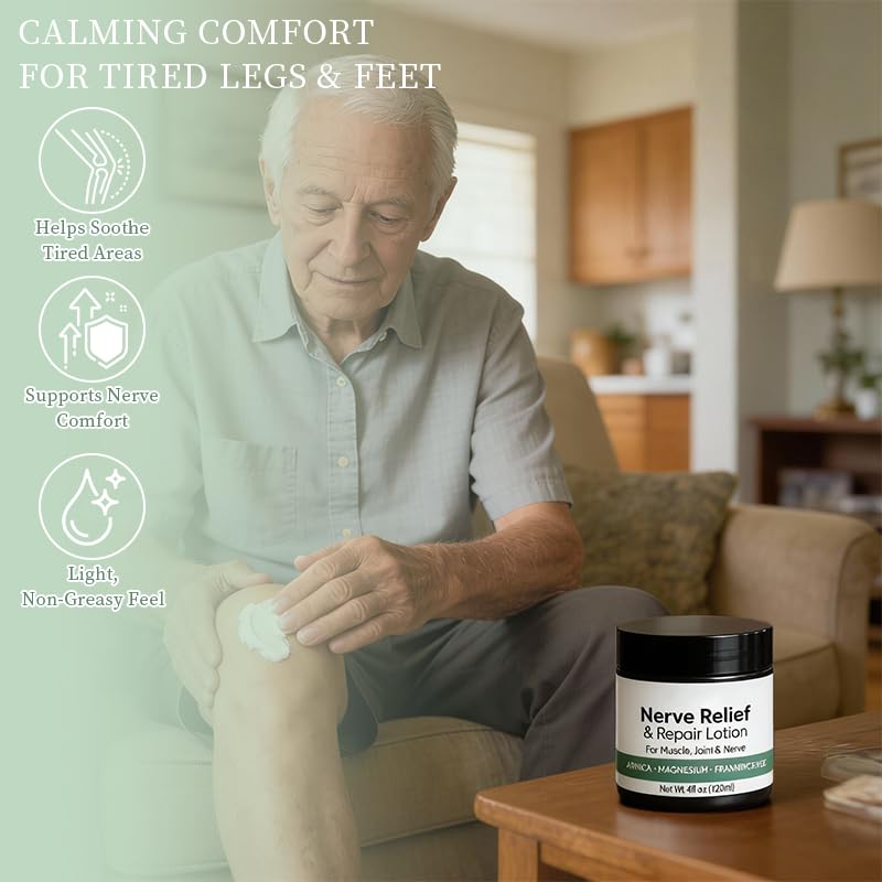 Miniatura 2 de Alcura Nerve Cream - Loción neuropatía cómoda con árnica y magnesio, crema hidratante calmante para rodilla, espalda, cuello, manos y pies, crema