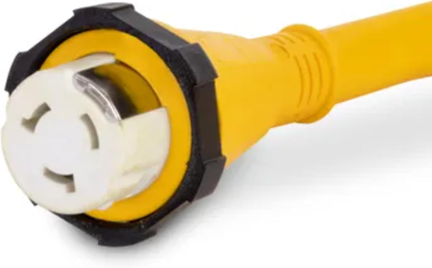 Sierra Marine Reliable Shore Power Cordset AC12370 - Corrosion-Resistant NMEA Connectors, 50 Amp RV Extension Cord - Watertight Nylon Sleeve, LED Indicator, UV-Resistant - 25ft