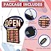 Kanayu LED Open Sign for Business with Programmable Store Hours - 24x17
