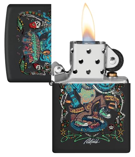 Zippo briquet tempête Rick Rietveld noir mat rechargeable
