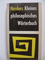 Herders Kleines Philosophisches Worterbuch B0018A2LSA Book Cover