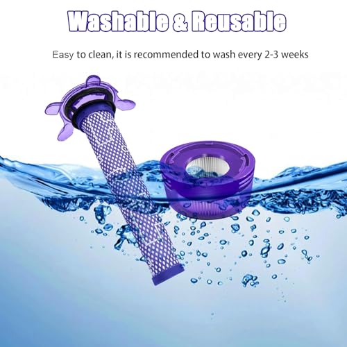 Odashen Filtr wstępny i filtr końcowy HEPA kompatybilny z Dyson V8 Absolute Stick/Animal bezprzewodowy odkurzacz części zamienne akcesoria