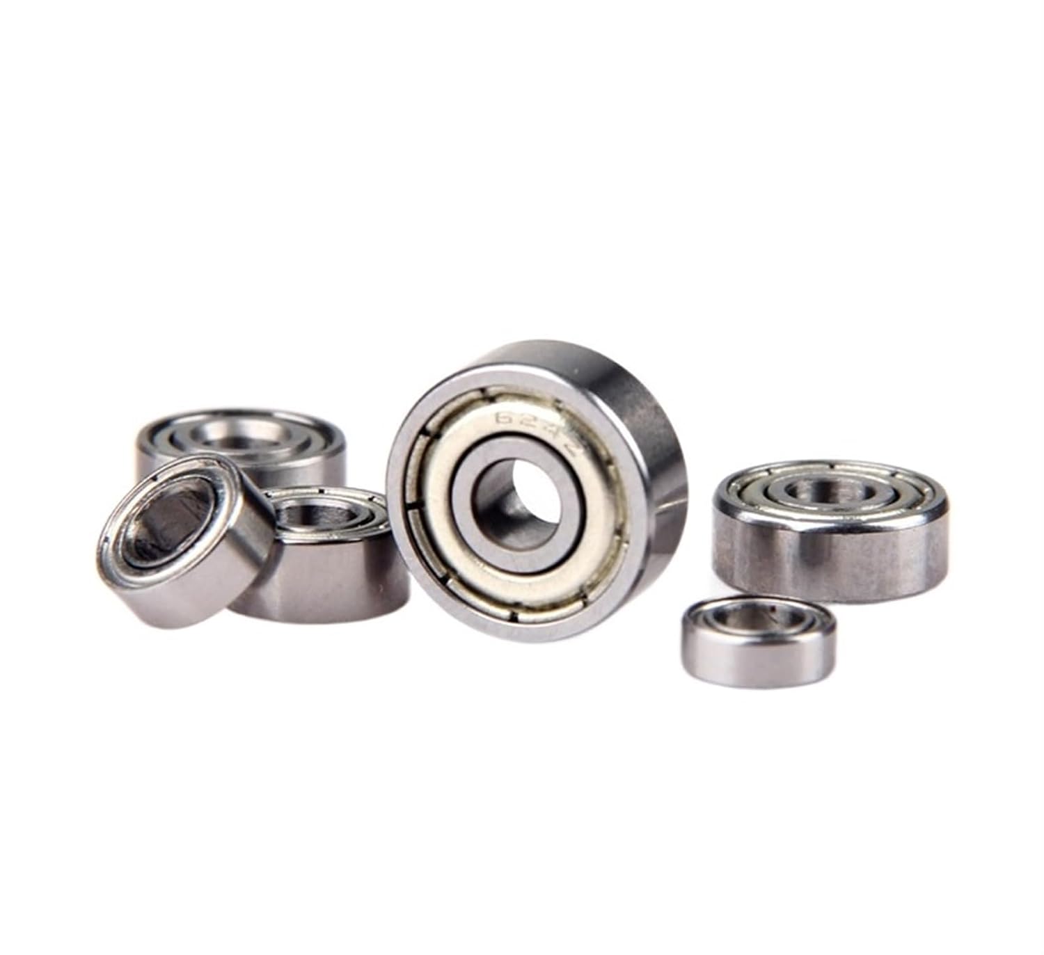 Miniature Double Sided Sealed Bearings 10PCS 635ZZ 5x19x6mm Flange Ball Bearing 3D Printers Parts Deep Groove Flanged Bearing(623zz 3x10x4mm)