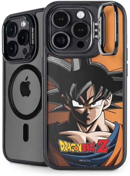 Skinit Kickstand Phone Case Compatible with iPhone 14 Pro Max - Officially Licensed Dragon Ball Z Goku Portrait Design