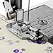 Distinctive 1-4 (Quarter Inch) Quilting Sewing Machine Presser Foot with Edge Guide - Fits All Low Shank Snap-On Singer*, Brother, Babylock, Janome, Kenmore, White, Juki, Simplicity, Elna and More!