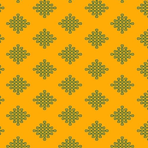 Image of S2S Fabric Backdrop Cloth for Pooja Decoration Traditional, Background Decoration Cloth for Pooja Background Curtain Cloth for Festival Fabric 5 Feet Height & 5 Feet Width MUGGU Small Mango
