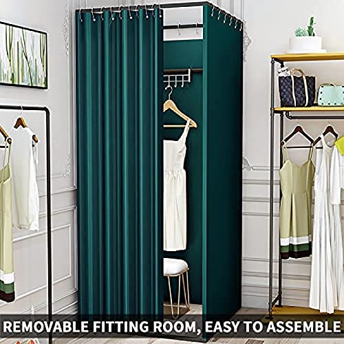 Cômodo quadrado portátil, camarim móvel, trocador de roupas para loja de roupas, decoração de vestiá