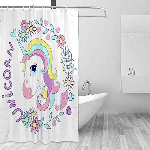 Rideau de douche anti éclaboussures en tissu polyester pour éviter l'eau au sol