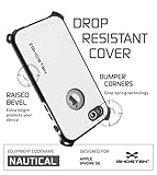 iPhone SE Waterproof Case, Ghostek Nautical Series for Apple iPhone 5, 5S & SE (White)