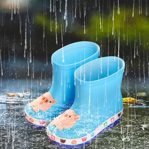 IWIHMIV Girls Rainboots Boys Rainboots Toddler Boy Rain Boots Toddler Rain Boots Baby Kids Rain Shoes Children Shoes for Boys3