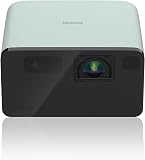 Epson EF-21G Mini Smart 3LCD Projector, Full HD, 1000 Lumens, 150 Inch Display with HDR, Google TV, Dolby Atmos Sound, Gaming & Home Cinema Laser Projector - Smoke Ice Green - 1