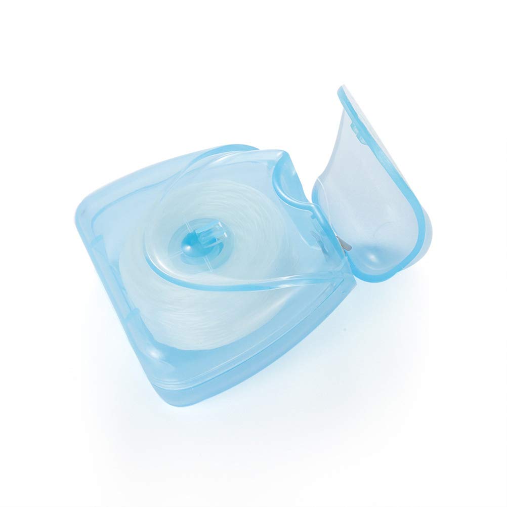 Dioche Floss Teeth Cleaning Oral Mint Floss Spool with Built in Cutter Deep Teeth Gentle on Gums Portable