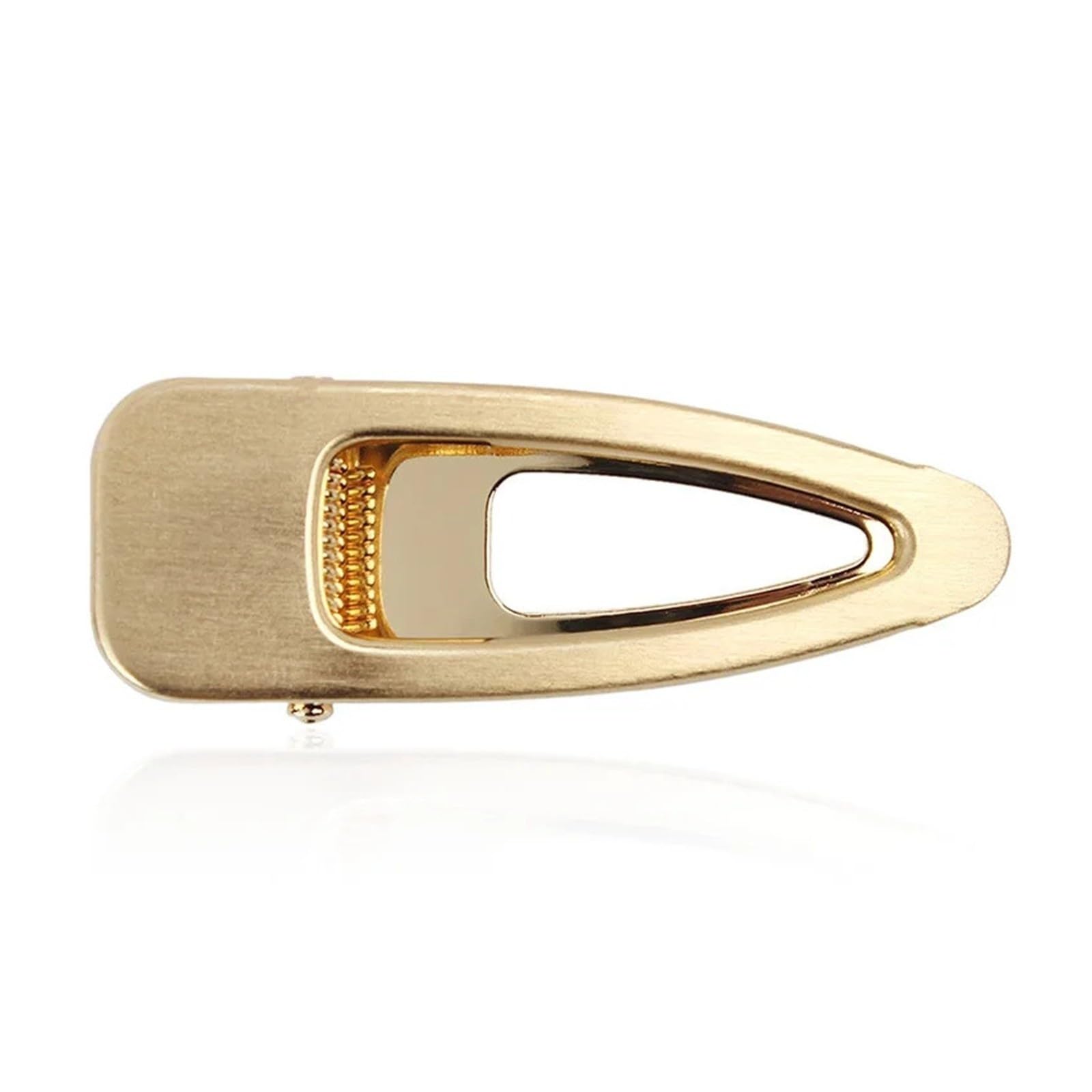 Épingles à cheveux en métal doré, 10 pièces, Base carrée vierge, pince(6cm round gold)