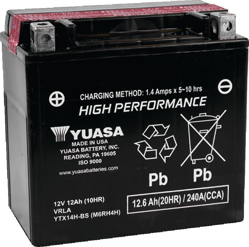 Yuasa Battery YUAM6RH4H YSA Maintenance Free Battery