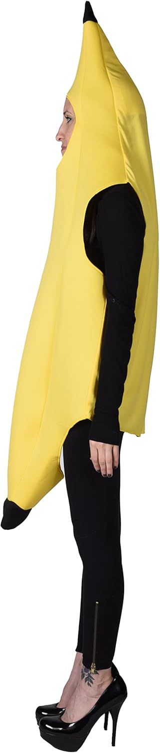 Rasta Imposta Ultimate Banana Halloween Costume Adult Petite Party Cosplay Dress Up Tropical Fruit Costumes, Petite Adult Size XXS - Image 4