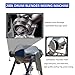 BEILOCKERY 52 Gallon Dry Powder Mixer 304 Stainless Steel Rotary Drum Blender for Food Ingredients Industrial Metal Powder Mixing Machine 110 3KW