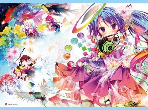 Amazon.co.jp: 榎宮祐 タペストリー ノーゲーム ノーライフ Rbow Music 
