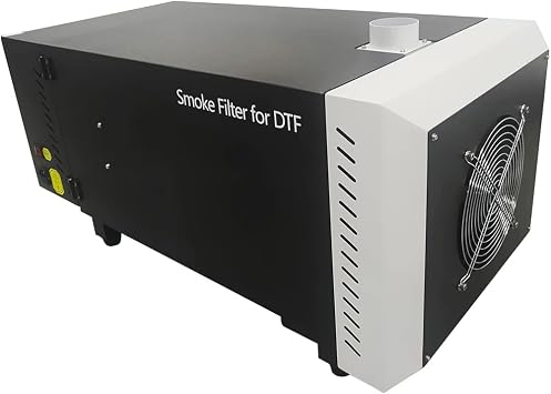Smoke Filter Electrolytic Universal Fume Extractor Filter and Air Purifier 330m3/h for DTF Powder Shakers and Sublimation Heater